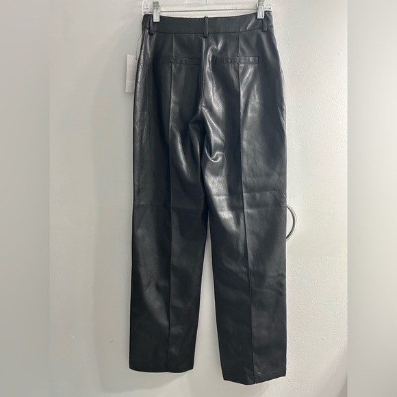 NWT Na-kd pu vegan leather pants trousers - Picture 4 of 7